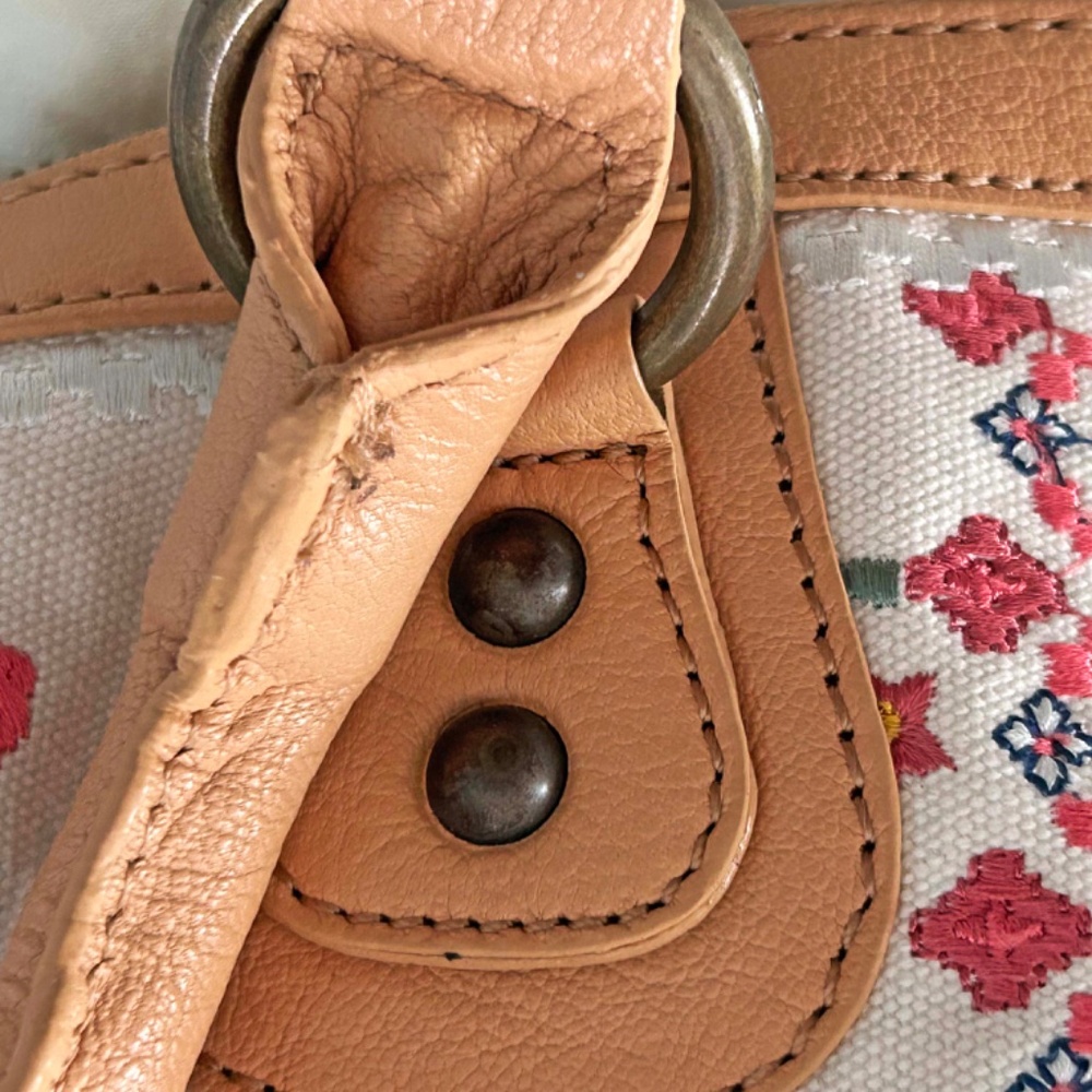 Embroidered Satchel Bag - Picture 10 of 16